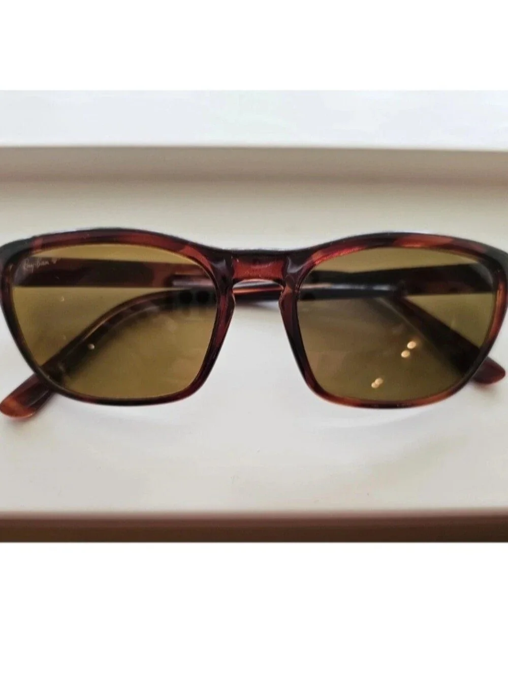 Vintage B&L Ray-Ban Predator PS1 Tortoise Sunglasses w/ Case 90s USA Bausch Lomb